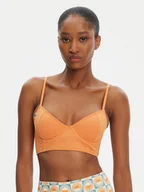 Stroje kąpielowe - Quiksilver Góra od bikini Melly Top EQWX303137 Miedziany - miniaturka - grafika 1