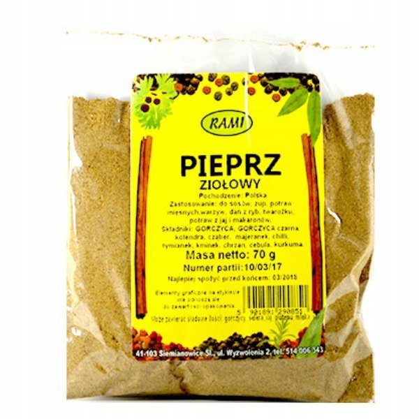 Pieprz ziołowy 70g Rami