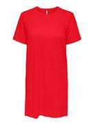 Sukienki - ONLY Women's ONLMAY S/S June Dress Box JRS, sukienka High Risk Red, XS, czerwony (high risk red), XS - miniaturka - grafika 1