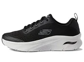 Trampki męskie - Skechers Męskie trampki 232502 BKW Black Mesh/Syntetyczne, 5,5 UK - miniaturka - grafika 1