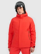 Kurtki męskie - 4F Kurtka narciarska membrana 8000 męska - czerwona 3XL - miniaturka - grafika 1