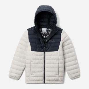 Kurtka chłopięca zimowa Columbia Powder Lite II Hooded Jacket 2090023278 119 cm (XS) Biały/Czarny (195981516838) - Kurtki i płaszcze dla chłopców - miniaturka - grafika 1