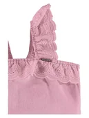 Body dla niemowląt - Body dziewczęce prązkowane, na ramiączkach, różowe, Up Baby - miniaturka - grafika 1