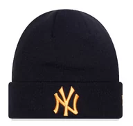 Czapki damskie - Czapka zimowa NEW ERA NYY League Knit Beanie czarna - miniaturka - grafika 1