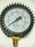 Akcesoria spawalnicze - MONOMETR Z OSŁONĄ CO2/ARGON Wskaźnik przepływu 32l/min 1" - miniaturka - grafika 1