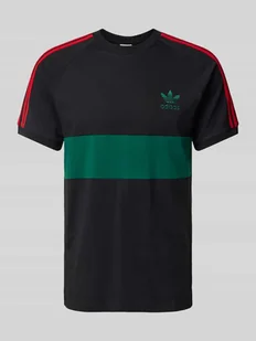 T-shirt z wiskozy z wyhaftowanym logo - Koszulki męskie - miniaturka - grafika 1