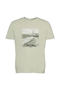 ESPRIT T-shirt męski, 340/Pastel Green, M - Koszulki męskie - miniaturka - grafika 1