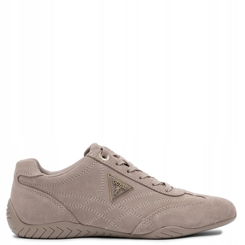 Guess Skórzane Sneakersy Damskie Beżowe FLPGABSUE12 SAND r.36