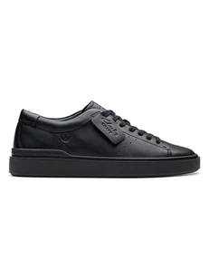 Clarks Skórzane sneakersy "Craft Swift" w kolorze czarnym - Trampki męskie - miniaturka - grafika 1