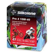 Oleje silnikowe - FUCHS Silkolene Pro 4 XP 10w40 4L - olej motocyklowy syntetyczny - miniaturka - grafika 1