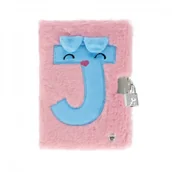 Notesy i bloczki - Pamiętnik świecący z kłódką Pink "J" - Starpak - miniaturka - grafika 1