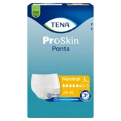 Pieluchy dla dorosłych - Tena Pants ProSkin, majtki chłonne, rozmiar L, 100-135 cm, Normal, 30 sztuk - miniaturka - grafika 1