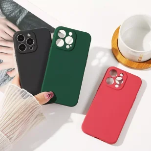 Etui na telefon Silicone case do Samsung Galaxy A14/A14 5G silikonowy pokrowiec fioletowe - Etui i futerały do telefonów - miniaturka - grafika 11