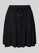 Spódnice - Spódnica mini rozkloszowana z elastycznym pasem model ‘IBIZA’ - miniaturka - grafika 1