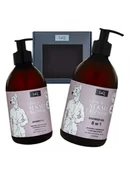 Zestawy kosmetyków damskich - Doberman zestaw żel pod prysznic 500 ml + szampon do włosów 300 ml - miniaturka - grafika 1
