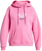 Bluzy damskie - bluza damska ROXY SURF STOKED HOODIE BRUSHED ART MLB0/PINK COSMOS - miniaturka - grafika 1