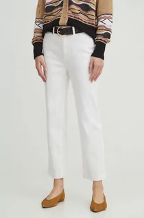 Spodnie damskie - Medicine jeansy damskie kolor biały - grafika 1