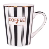 Kubki - KUBEK STOŻEK WYSOKI NBC 450 ML DEK. MODERN COFFEE III - miniaturka - grafika 1