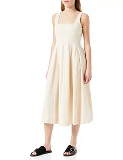 Sukienki - Sisley Sukienka damska, Kremowy biały 0m5, 32 - grafika 1