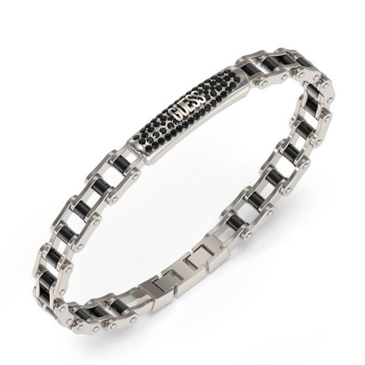 Bransoletka Damska Guess JUMB04414JWSTGMT-U Stal nierdzewna 21 cm Srebrzysty