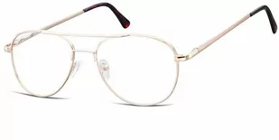 Sunoptic Pilotki zerówki Okulary Oprawki metalowe korekcyjne 791C - Okulary korekcyjne, oprawki, szkła - miniaturka - grafika 1