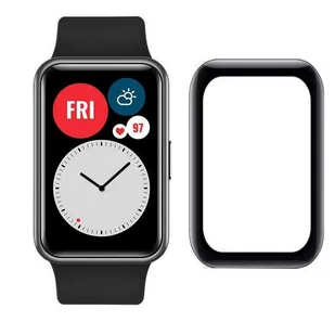 FOLIA HYBRYDOWA 3D SZKŁO do HUAWEI WATCH FIT - Akcesoria do pulsometrów i zegarków sportowych - miniaturka - grafika 1