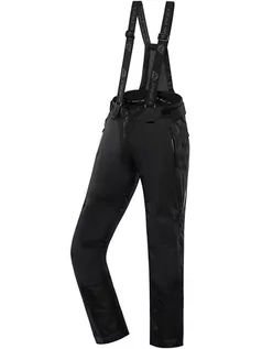 Spodnie narciarskie - Alpine Pro Spodnie narciarskie "Felera" w kolorze czarnym - grafika 1