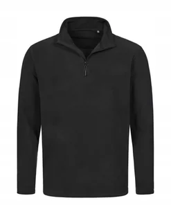 Bluza męska polarowa Stedman Active Fleece Half Zip ST5020 Black Opal XXL - Bluzy męskie - miniaturka - grafika 1