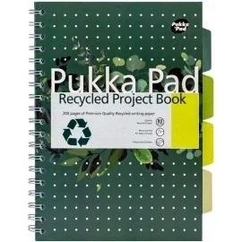 Project Book Recycled B5/100K linia zielony (3szt) - Zeszyty szkolne - miniaturka - grafika 1