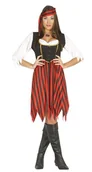 Stroje karnawałowe - Strój dla dorosłych, Piratka z kamizelką, rozmiar M - miniaturka - grafika 1