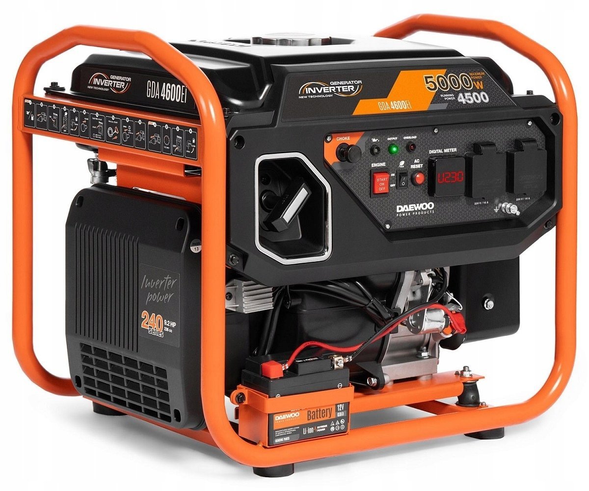 Daewoo AGREGAT PRĄDOTWÓRCZY INWERTOROWY GDA 4600Ei 5.0kW