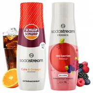 Syropy i koncentraty owocowe - Zestaw 2 koncentratów Sodastream Shwip Shwap Cola Pomarańcza + Red Berries - miniaturka - grafika 1