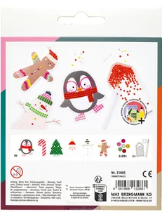 Folia Zestaw "CHRISTMAS" do malowania diamentami w różnych kolorach - Zabawki kreatywne - miniaturka - grafika 1