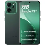 Telefony komórkowe - Oppo Reno 14 FS 5G 12/512GB Zielony - miniaturka - grafika 1