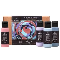 Pozostałe akcesoria malarskie - Nakleo farby akrylowe - 4x60ml - Rococo Pastel AKC-PTS-005 - miniaturka - grafika 1