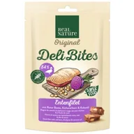 Przysmaki dla psów - REAL NATURE Original Deli Bites 150 g Filet z kaczki z burakiem, ciecierzycą i olejem kokosowym - miniaturka - grafika 1