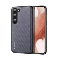 Etui i futerały do telefonów - Dux Ducis Etui ochronne Fino do Samsung Galaxy S23+ pokrowiec z silikonową ramką szare - miniaturka - grafika 1