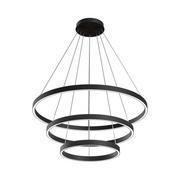 Lampy sufitowe - Maytoni Rim LED lampa wisząca 3-punktowa czarna MOD058PL-L100B4K - miniaturka - grafika 1