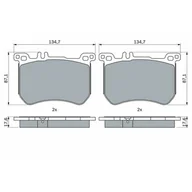 Klocki hamulcowe - Klocki hamulcowe - komplet BOSCH 0 986 494 985 - miniaturka - grafika 1