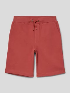 Spodnie i spodenki dla chłopców - Szorty z dzianiny dresowej z wpuszczanymi kieszeniami - grafika 1