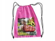 Torby szkolne - WOREK DO SZKOŁY WF/BUTY CZERWONE AUTO AUTA + IMIĘ - miniaturka - grafika 1