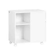 Inne meble biurowe - SoBuy Stół biurowy Szafy archiwalne Podstawka pod drukarkę ASK05-W - miniaturka - grafika 1