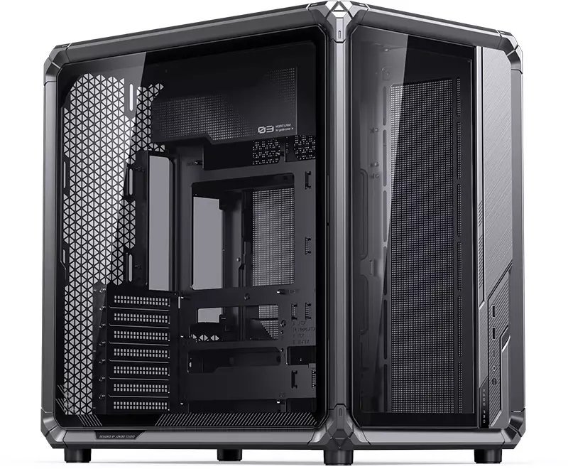 Obudowa Jonsbo X400 Pro obudowa komputerowa Midi-Tower ATX Tempered Glass - szary