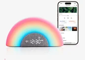 Projektory dla dzieci - Momcozy RAINBOW WHITE NOISE MACHINE GRAY - miniaturka - grafika 1