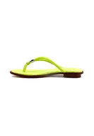 Sandały damskie - Michael Kors Sandały damskie Annie Thong, Brt Limeade, 42.5 EU - miniaturka - grafika 1