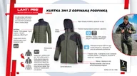 Odzież robocza - KURTKA 3W1 Z ODPINANĄ PODPINKĄ ZIEL.-CZAR., "XL", CE, LAHTI - miniaturka - grafika 1