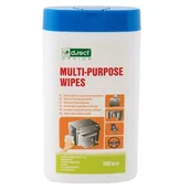 Środki i akcesoria czyszczące do komputerów - Chusteczki Do Czyszczenia Mokre Uniwersalne 100 - miniaturka - grafika 1