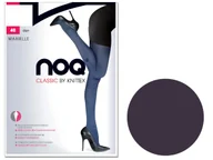 Rajstopy - Rajstopy z mikrofibry 40 DEN Maxielle Plus Size gładkie matowe półkryjące 5 Prugna - miniaturka - grafika 1