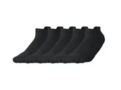 Skarpetki i podkolanówki sportowe - CRIVIT Skarpetki stopki sportowe damskie lub męskie, 5 par (Czarny, 35/36) - miniaturka - grafika 1