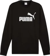 Bluzy męskie - Bluza męska Puma ESS No.1 Logo Crew TR czarna 682560 01 S - miniaturka - grafika 1